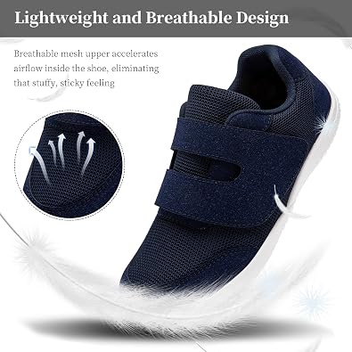 Diabetic Shoes for Women Hook and Loop Orthopedic Shoes Wide Toe Box