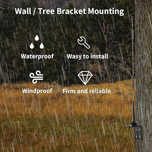 Miniatura 6 de Antena de base magnética celular de 9dBi para exteriores de alto alcance 4G LTE compatible con Spypoint Link Micro EVO Solar Hunting Wildlife Game