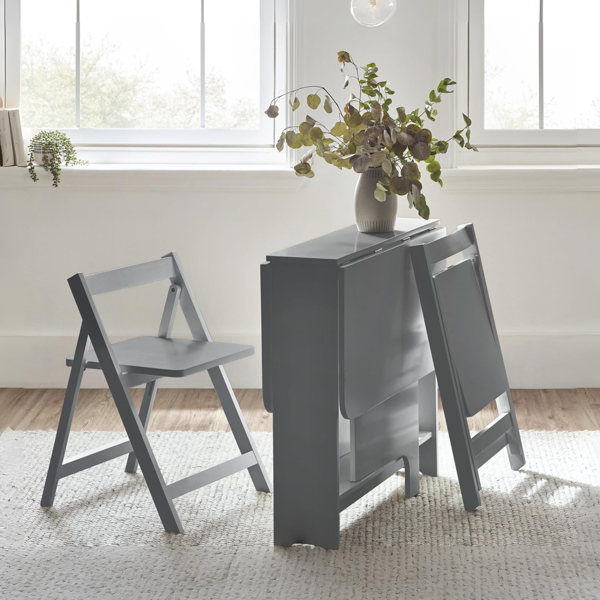 Julian Bowen Gatan Small Gateleg Dining Table With 2 Chairs