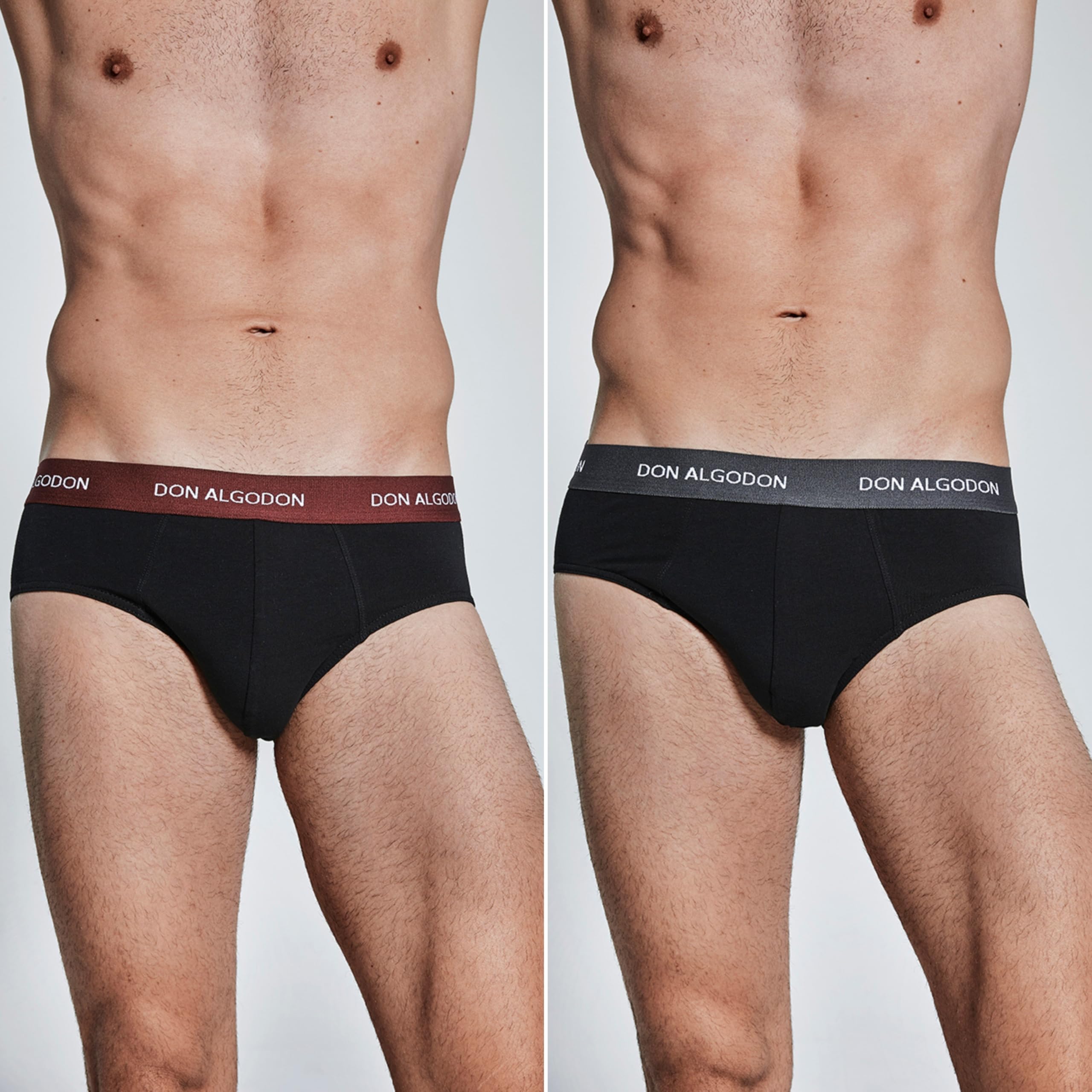 DON ALGODON Pack 6 Slips Hombre Algodón Premium - Calzoncillos Clásicos Suaves y Transpirables - Ropa Interior Ajuste Ergonómico Cómodo