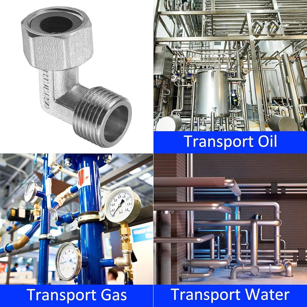 Amazon.co.jp: M METERXITY 2個 90度 エルボ管継手 90度 L字型