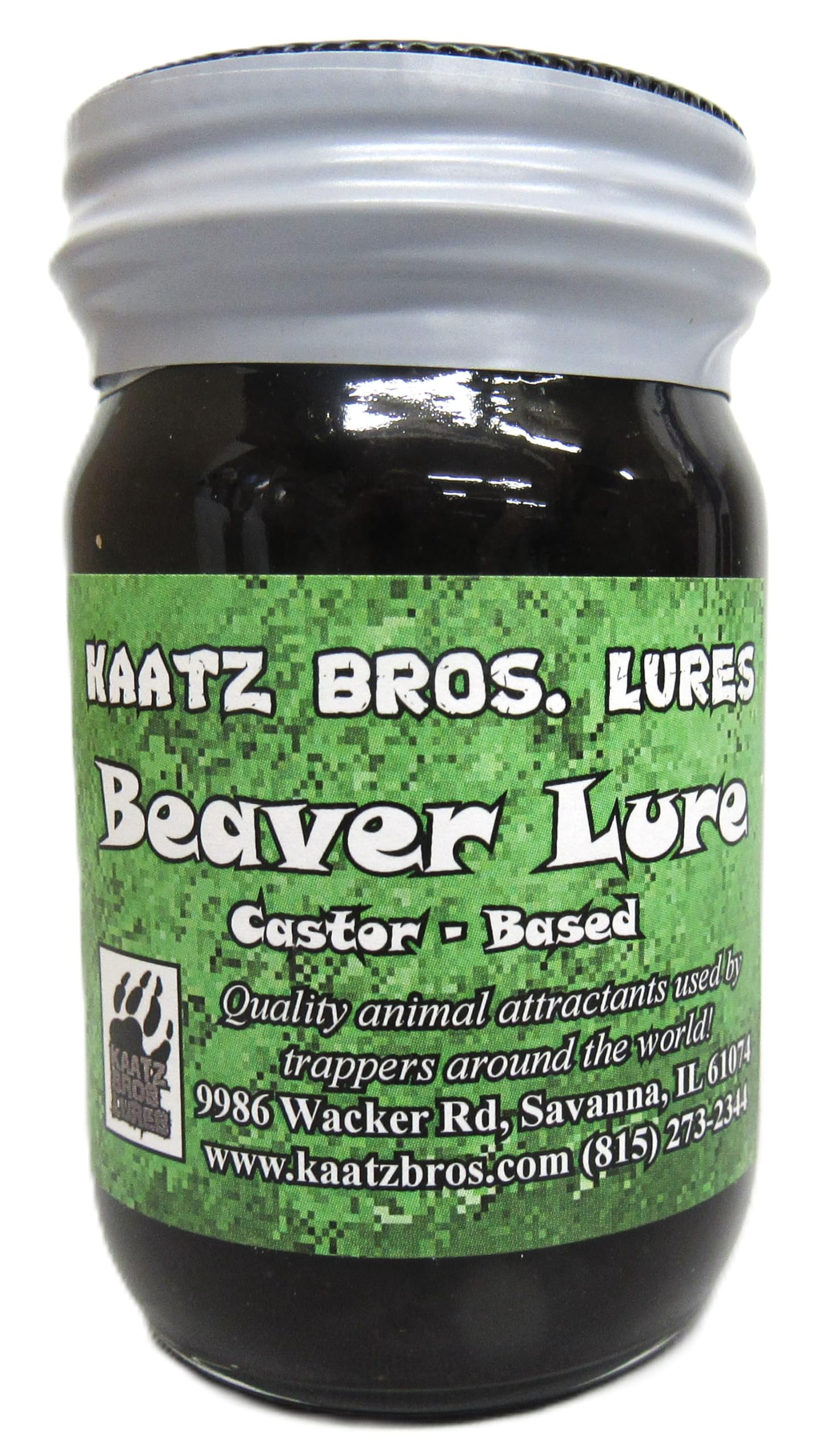Generic Beaver Lure - Castor Lure - Kaatz Bros Lures Trapping Supplies 4 Ounce Jar