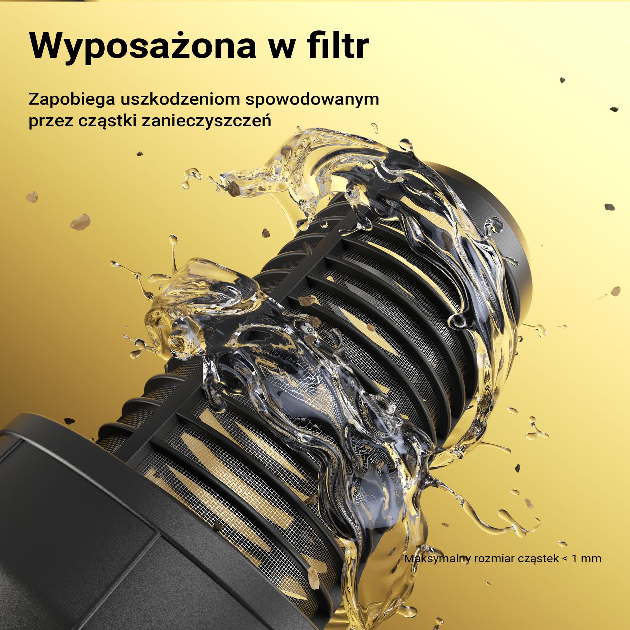Wiltec Pompa ogrodowa 1200 W z filtrem wstępnym i obudową z tworzywa sztucznego, 3800 l/h, do nawadniania ogrodu i opróżniania basenu
