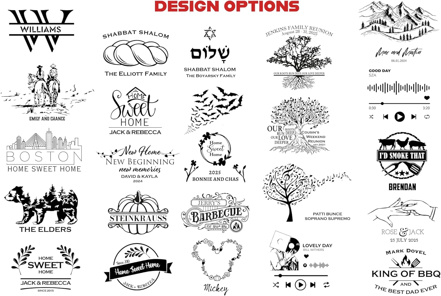 Home Sweet Home Custom Cutting Board, Personalized Laser Engraved Cutting Board with Special Colorful Christmas Designs, Housewarming Christmas Gifts, New Homeowner Couple Gift Ideas - Image 2