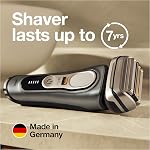 Braun Series 9 Pro 9465cc Mouille rechargeable & Rasoir électrique pour hommes secs avec nettoyage & Station de recharge