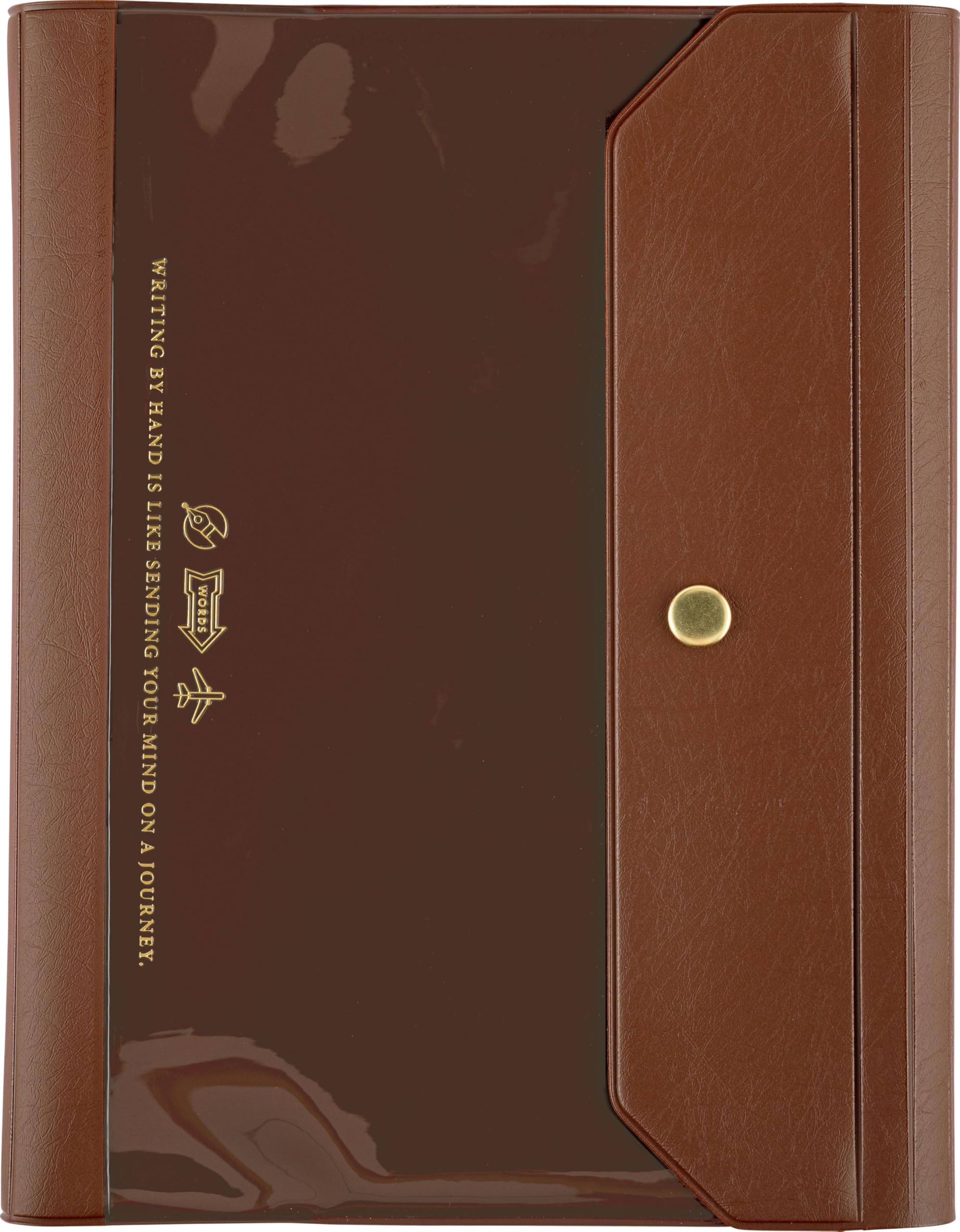 Hobonichi Techo Cousin A5 Planner Cover Aileron Brown PVC Japan