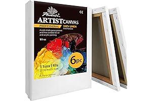 PHOENIX Belgian Linen Canvas for Oil Painting - 11" x 14"