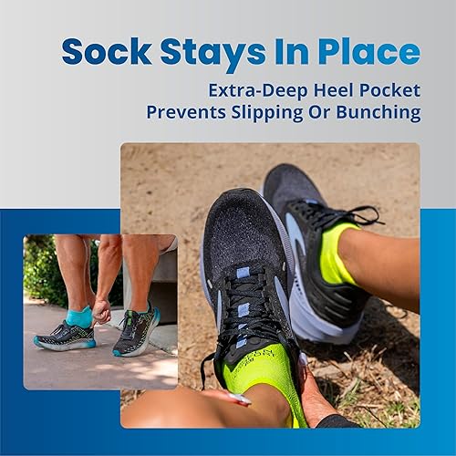 Miniatura 6 de Balega Calcetines deportivos de rendimiento Hidden Comfort invisibles para correr para hombre (1 par)