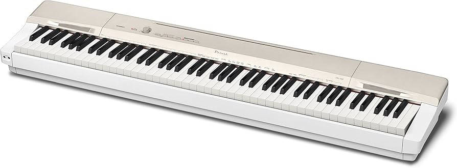 Privia 160 電子ピアノ シャンパンゴールド Amazon | CASIO(カシオ) 88鍵盤 電子ピアノ Privia PX-160GD