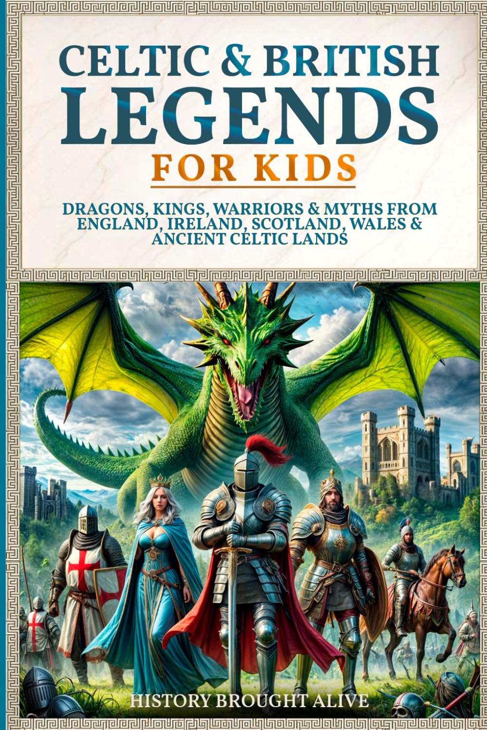 Celtic & British Legends For Kids: Dragons, Kings, Warriors & Myths From England, Ireland, Scotland, Wales & Ancient Celtic Lands: 5 books in 1