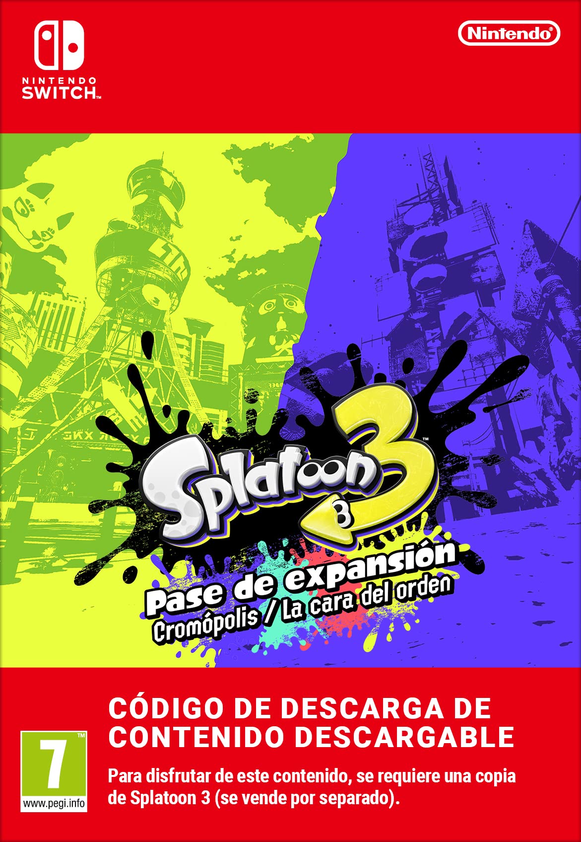 Splatoon 3 Pase de expansión | Nintendo Switch - Código de descarga