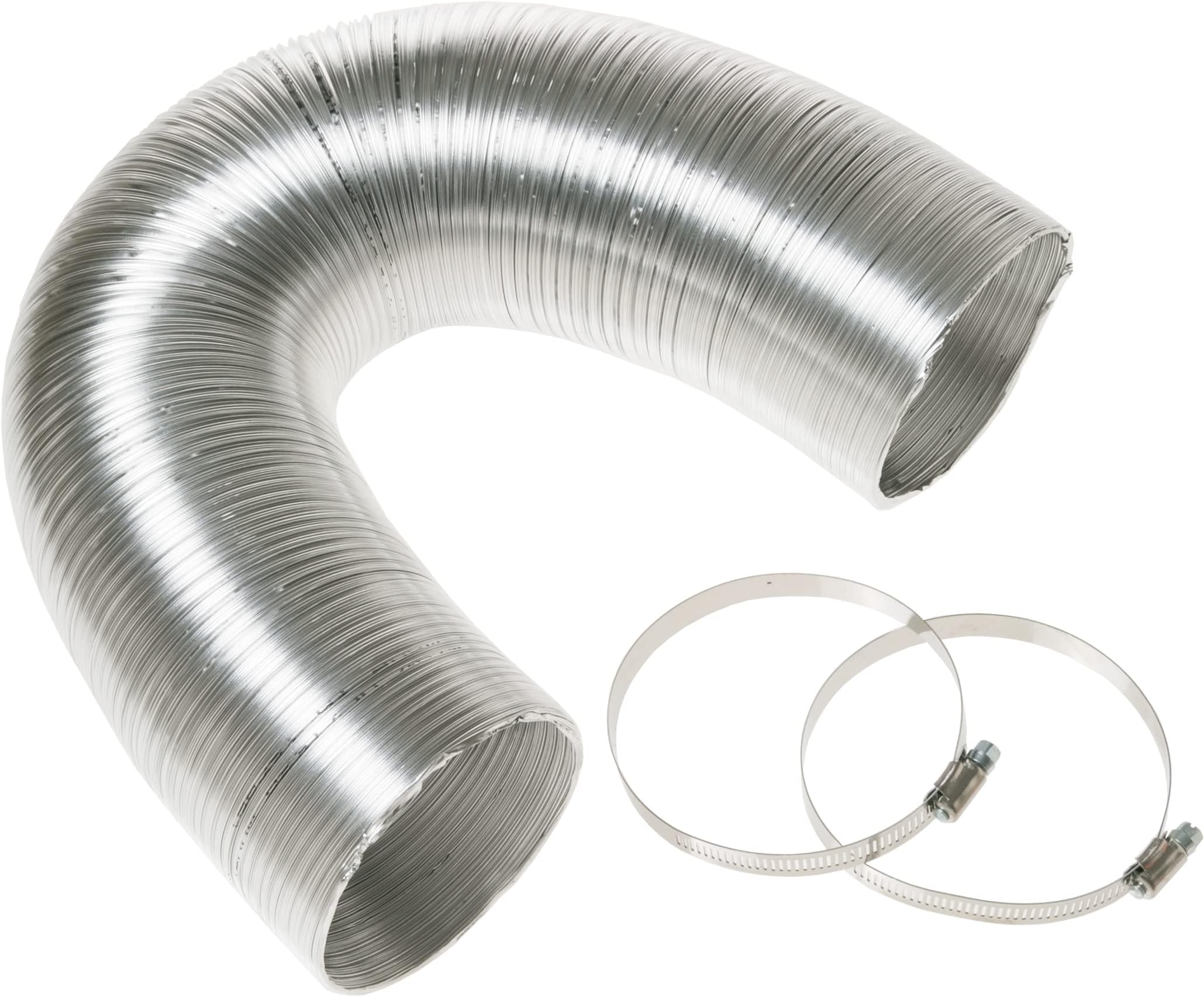 Appliances 8-Foot Flexible Metal Dryer Duct, WX08X10086, Genuine OEM Replacement Part for Dryers