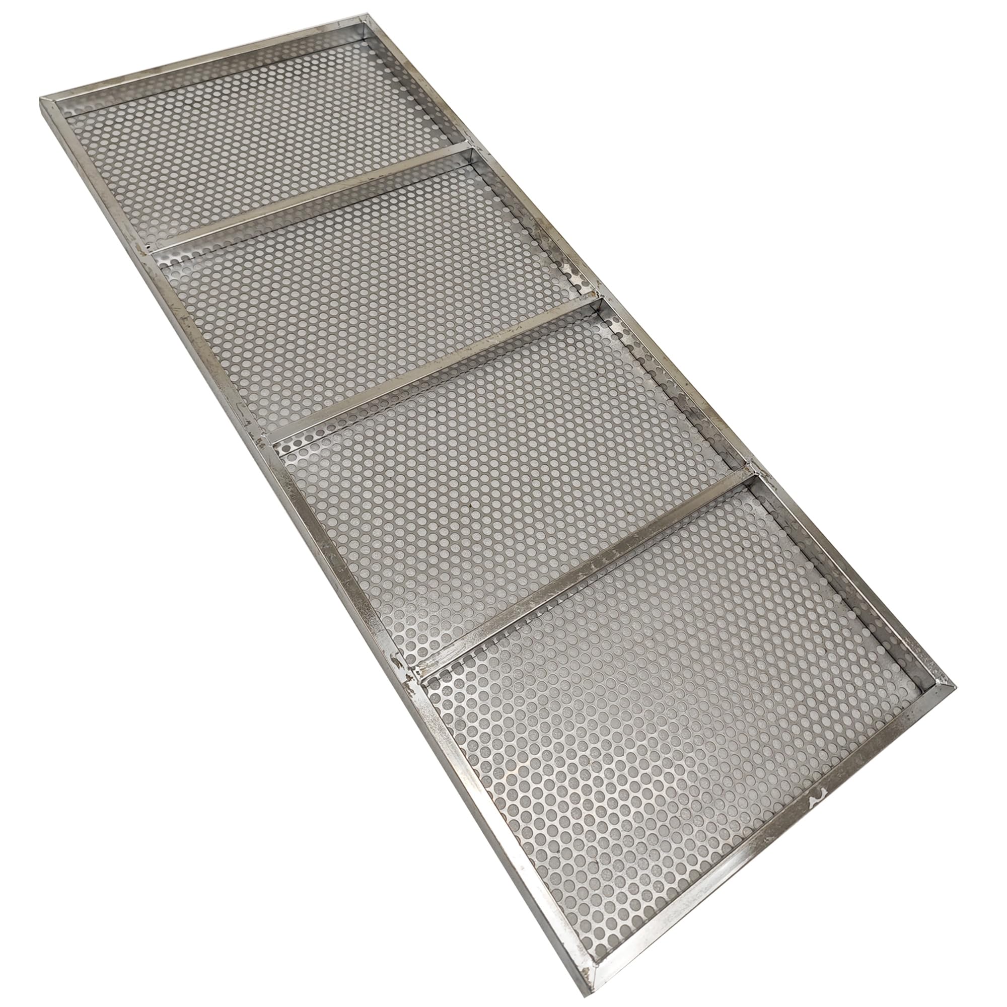 HQHAOTWU 8mm Round Hole Linear Vibrating Screen Sieve Mesh for JG40-95 Double Layer Straight Vibrating Sifter(for Upper Layer)