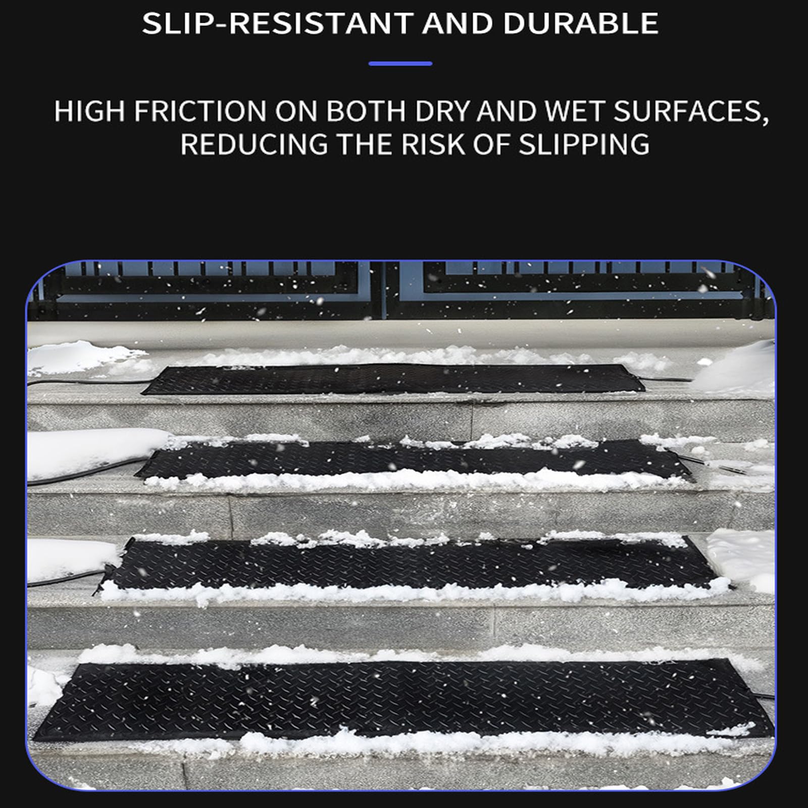 Tapis Chauffants pour Faire Fondre La Neige sur Les Allées Et Les Escaliers,Tapis Chauffants pour Faire Fondre La Neige sur Les Escaliers, dans Les Garages Et Les Allées 20inx60in