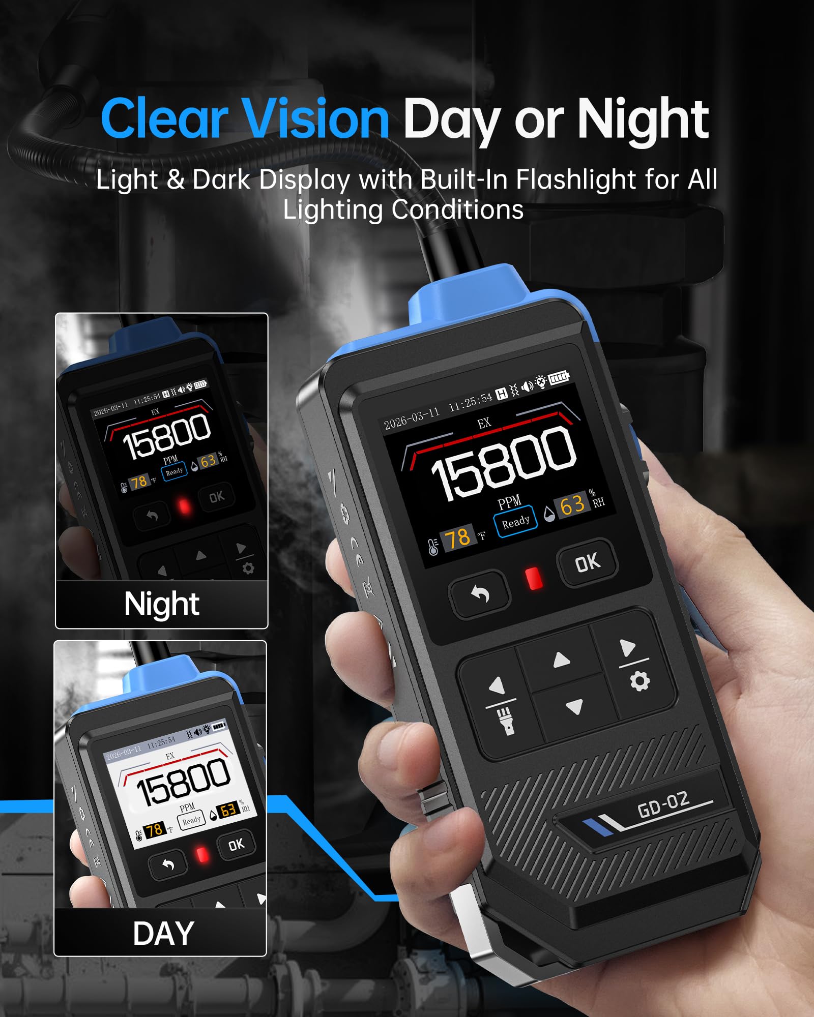 FNIRSI Gas Detector - Home & RV Safety -7