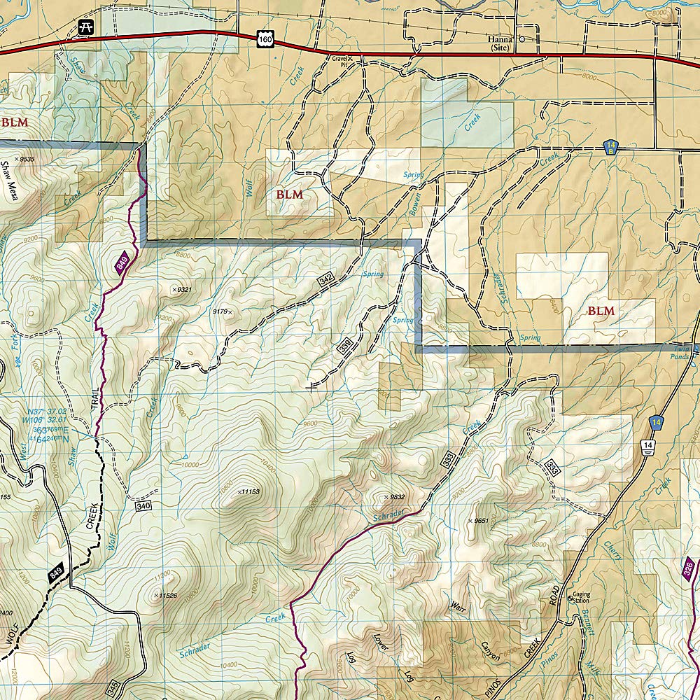 South San Juan, Del Norte Map (National Geographic Trails Illustrated Map, 142)