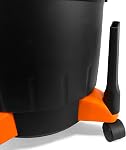 Wen VC4710 10-Amp 5-Gallon Portable HEPA Wet/Dry Shop Vacuum and Blower with 0.3-Micron Filter, Hose, and Accessories,Orange
