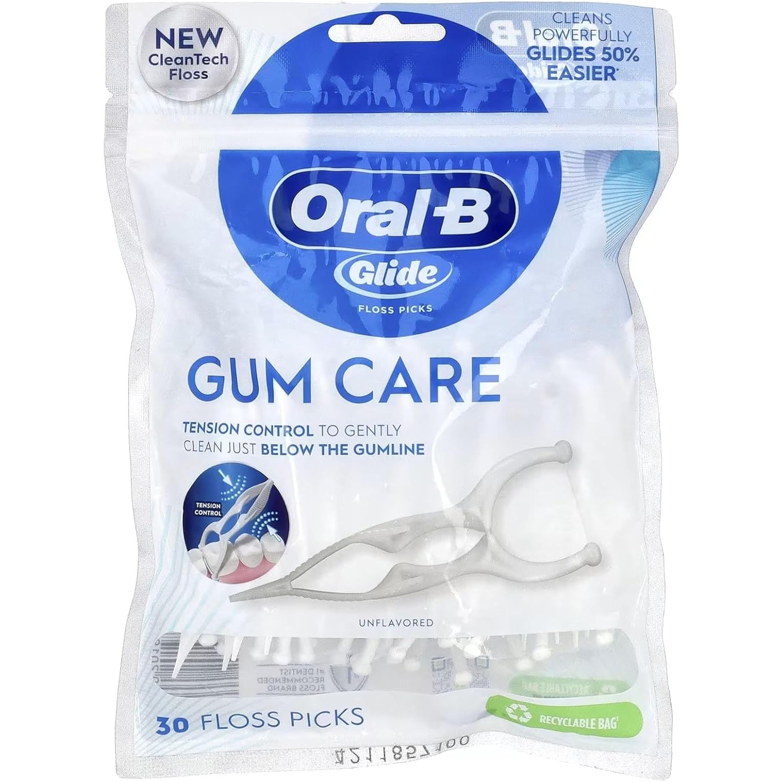 Glide Pro-Health Dental Floss Picks, Deep Clean Angle 30 ea by Procter Gamble Oral/FC by Procter Gamble Oral/FC