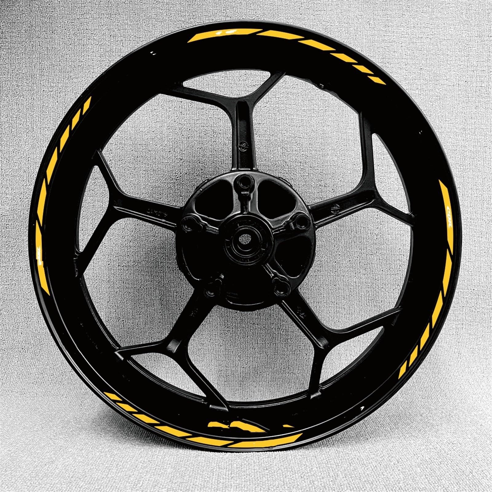 Motorcycle Wheel Hub Decal for HRC CBR1000RR CBR600RR CBR500R CBR300R CBR250R CBR 650R Rim Sticker Decorative(Color3)