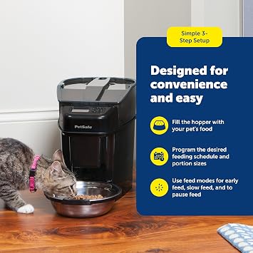 PetSafe Healthy Pet Simply Feed Auto Feeder, Programmable, Holds 24 Cups