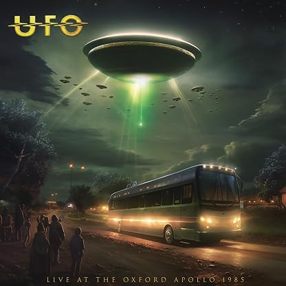 LIVE AT THE OXFORD APOLLO 1985 (GREEN VINYL) por UFO — capa do álbum