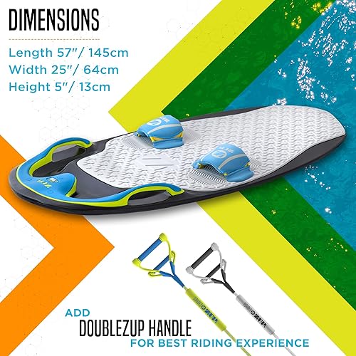 Miniatura 6 de ZUP You Got This Board, All-in-One Kneeboard, Wakeboard, Wakeskate y Wakesurf Board para todas las edades, modelos de 160 y 260