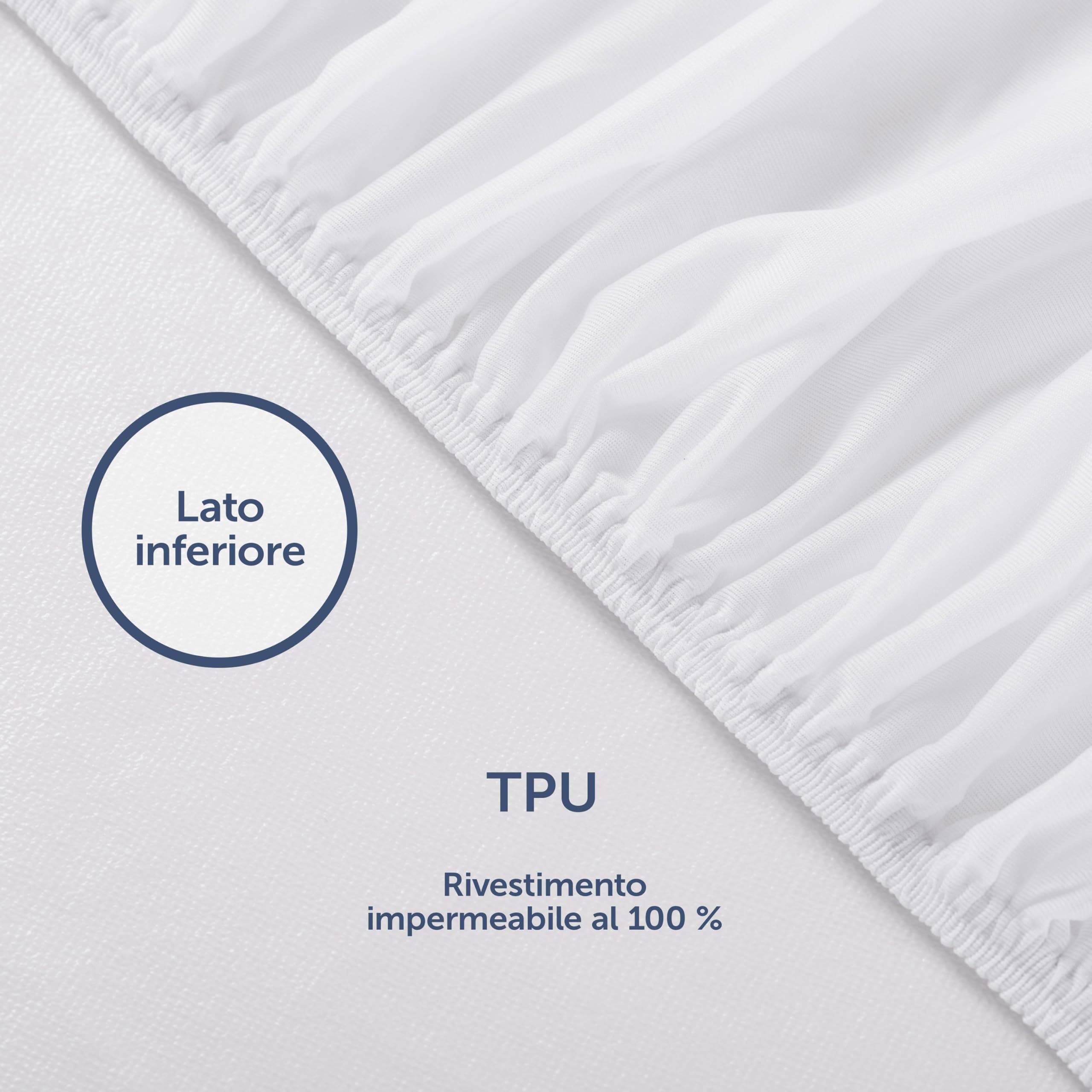 Blumtal Coprimaterasso Matrimoniale Impermeabile con Angoli - 160 x 200cm, Coprimaterasso Impermeabile Matrimoniale Antiacaro, Certificato Oeko-Tex, 1 Pezzo