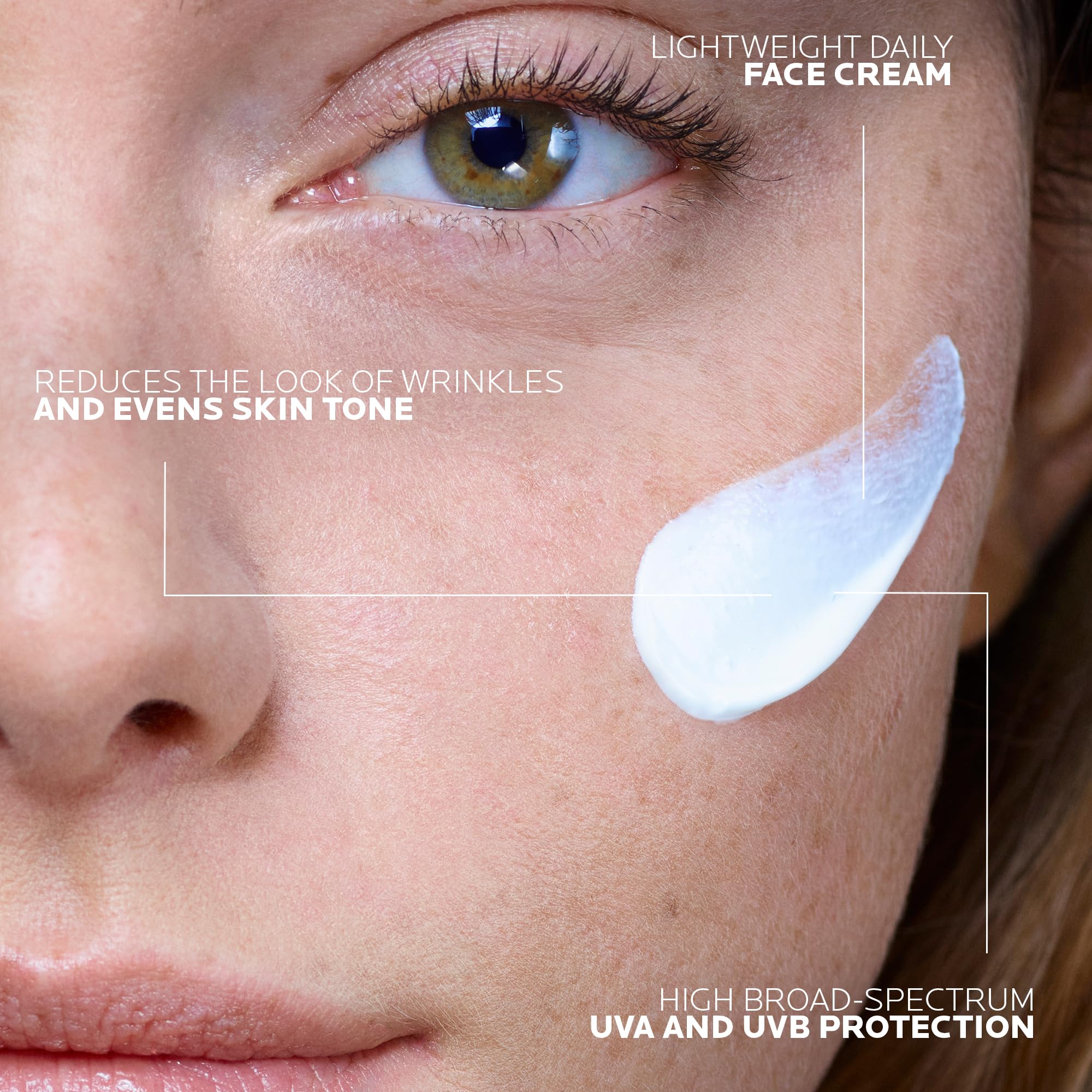 L'Oréal Paris Age Correct Spf50 Tubo 50 ml | Nawilżający, do skóry dojrzałej, wrażliwej, zapobiega starzeniu się skóry spowodowanemu światłem, z niacynamidem