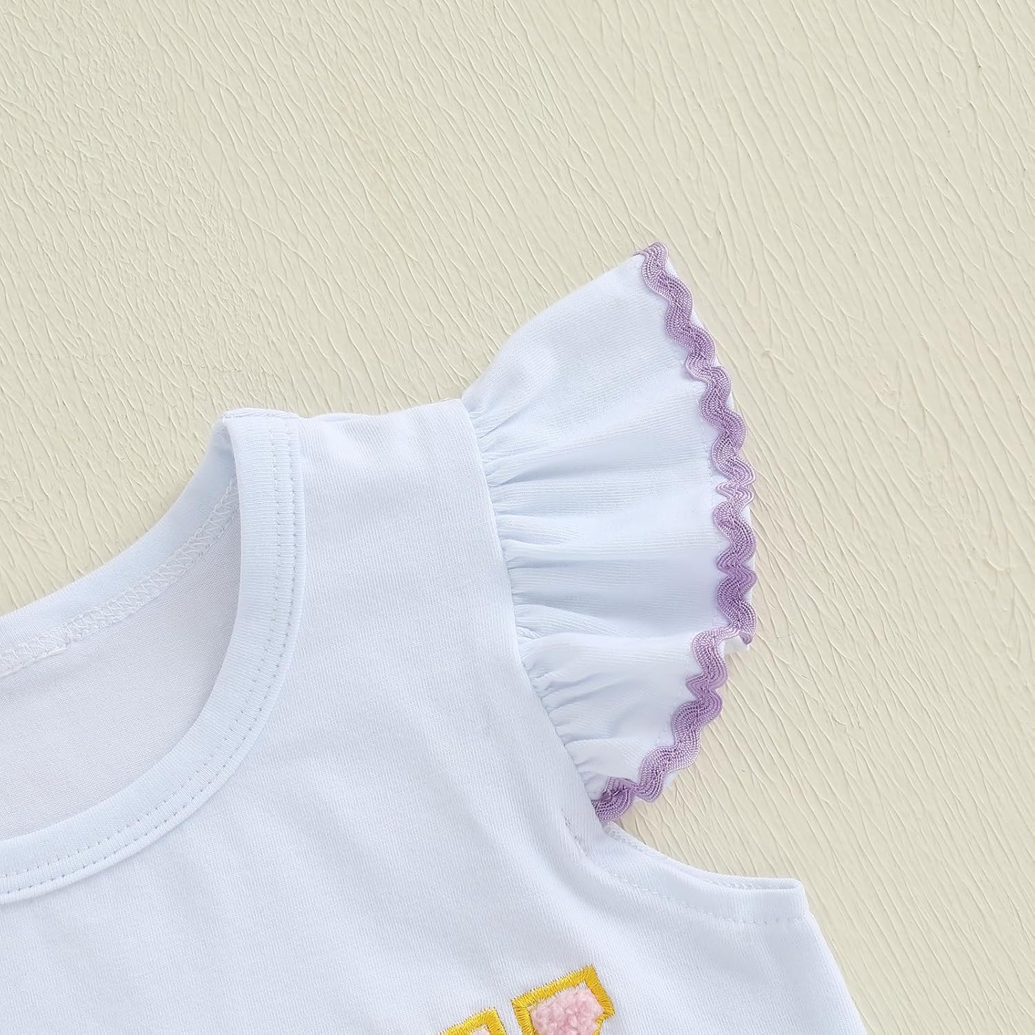 Kayotuas Toddler Baby Girl Birthday Outfit Birthday Girl Shirt Ruffle Gingham Shorts Cute Summer Clothes Cake Smash Outfits - Image 6