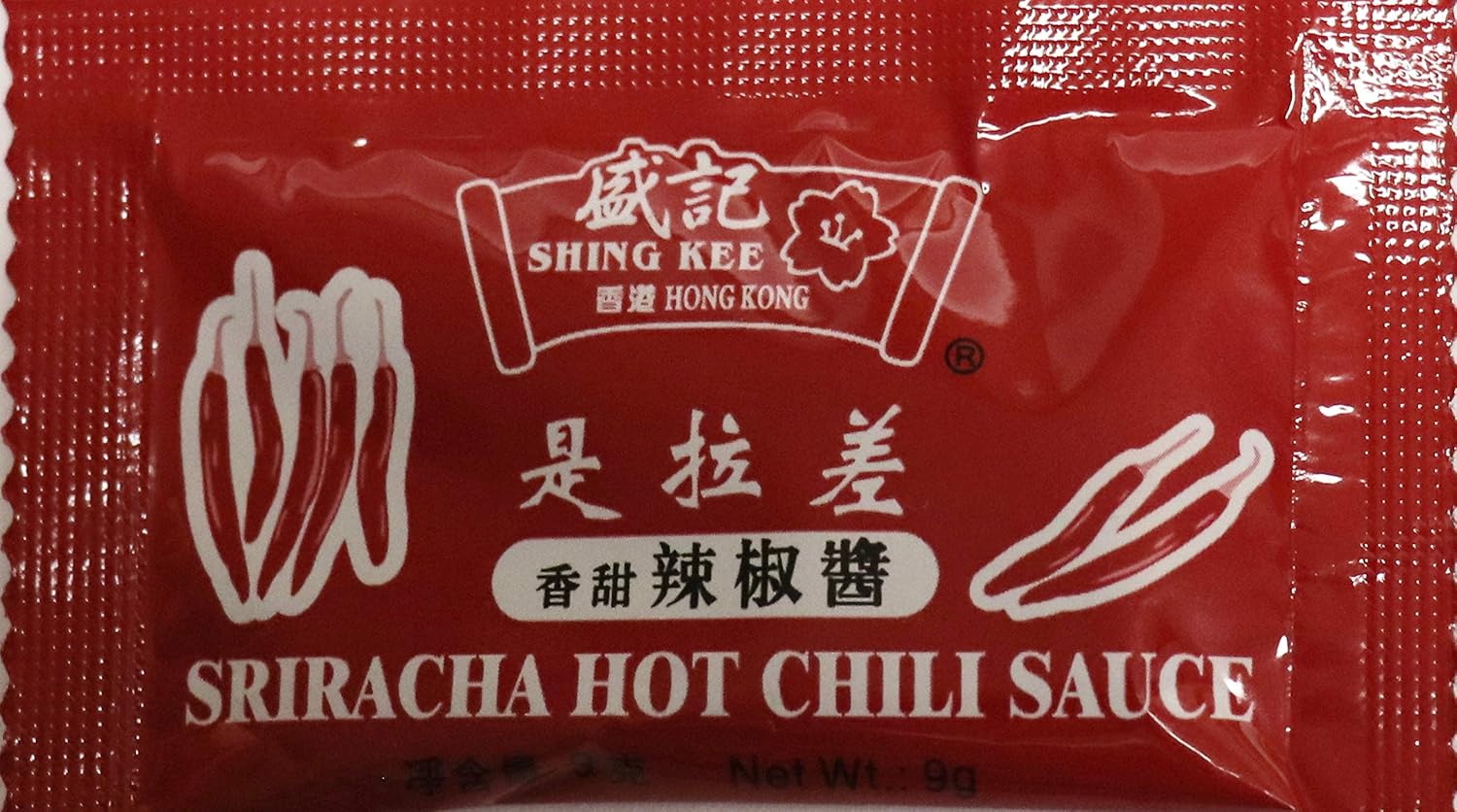 Sriracha Hot Chili Sauce Packets 360 Count Grocery