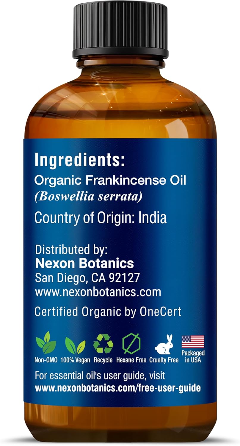 Organic Frankincense Essential Oil 30 ml - Pure, Natural Oils for Aromatherapy, Diffusers, DIY, Candle and Soap Making Scent - Nexon Botanics - Image 9