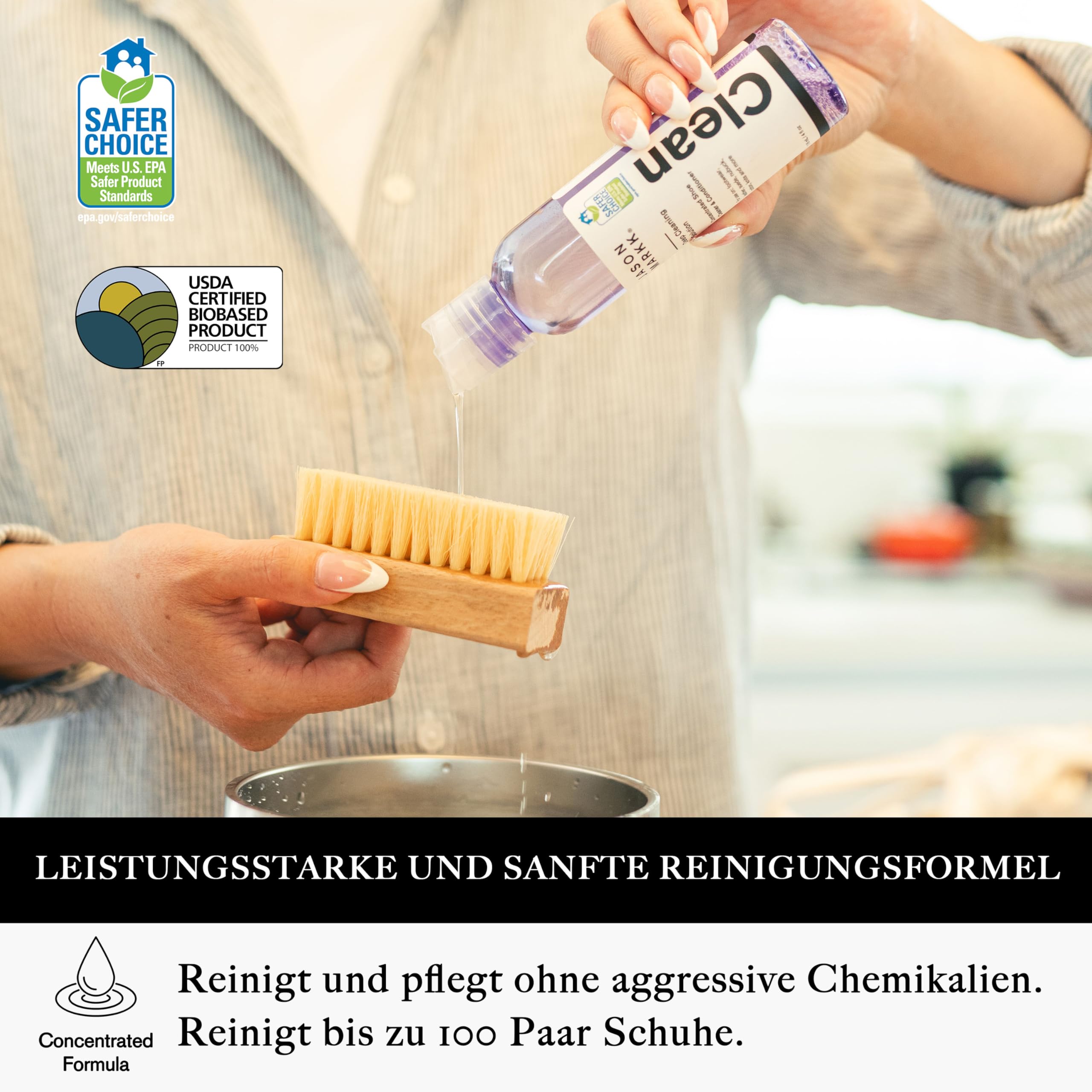 Jason Markk Essential Kit + środek do czyszczenia butów w sprayu impregnującym