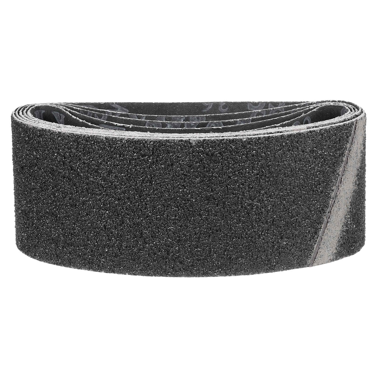 CoCud 76mm x 533mm Sanding Belt, 10 Pcs 36 Grit Silicon Carbide Knife Sharpener Belts Work Sharpening for Belt Sander Knife Carving Tool Metal Working