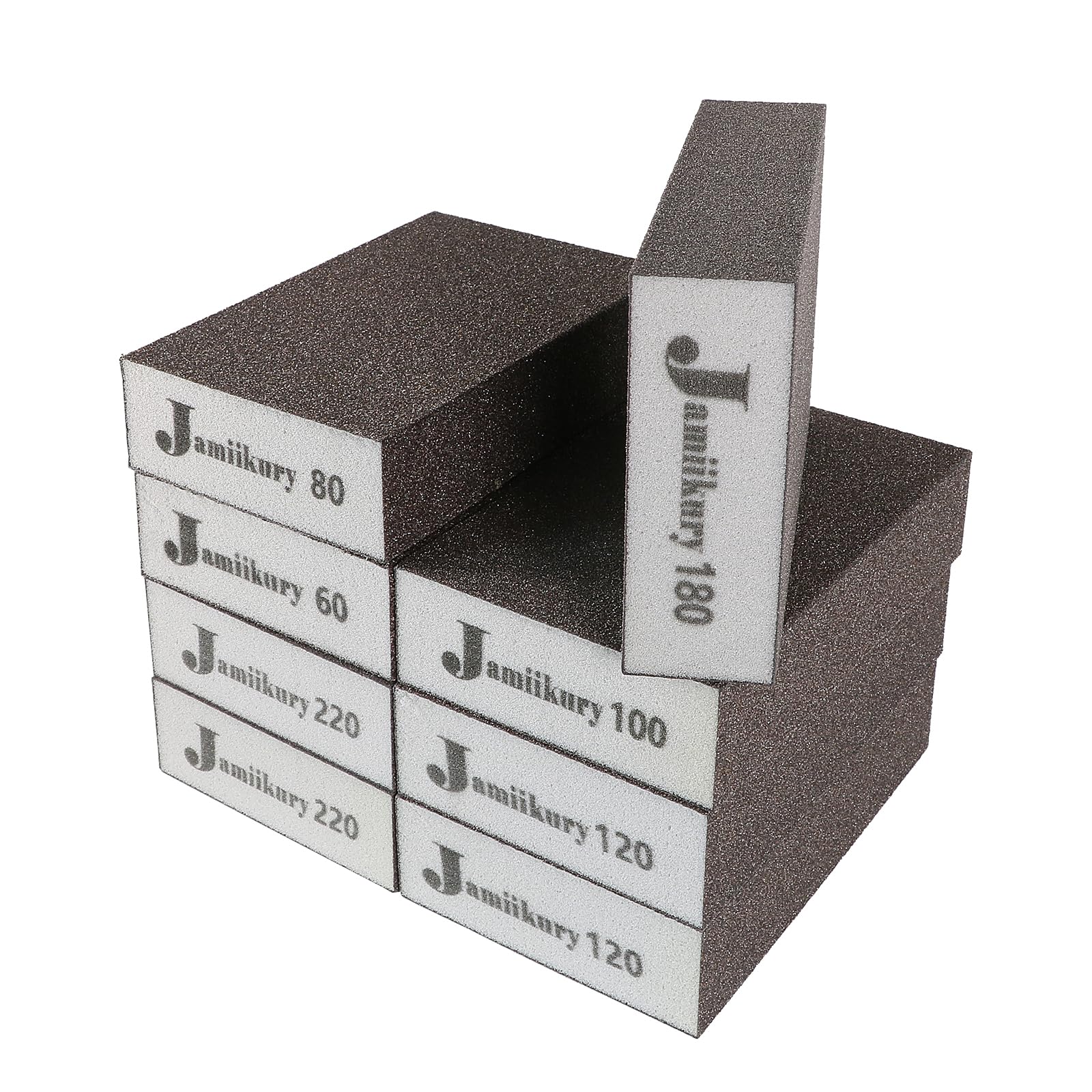 Jamiikury 220 Grit Sanding Sponges - 8 Pack -26