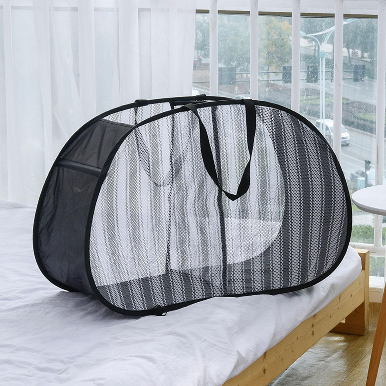 Dirty Clothes Basket, Dirty Clothes Storage Basket, Household Folding Changing Clothes Storage Basket, Large Clothes and Toys Sorting Bag
