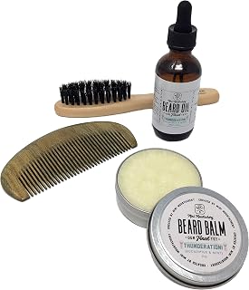 Deluxe Beard Care Kit - Scobberlatch, Mahogany Teakwood