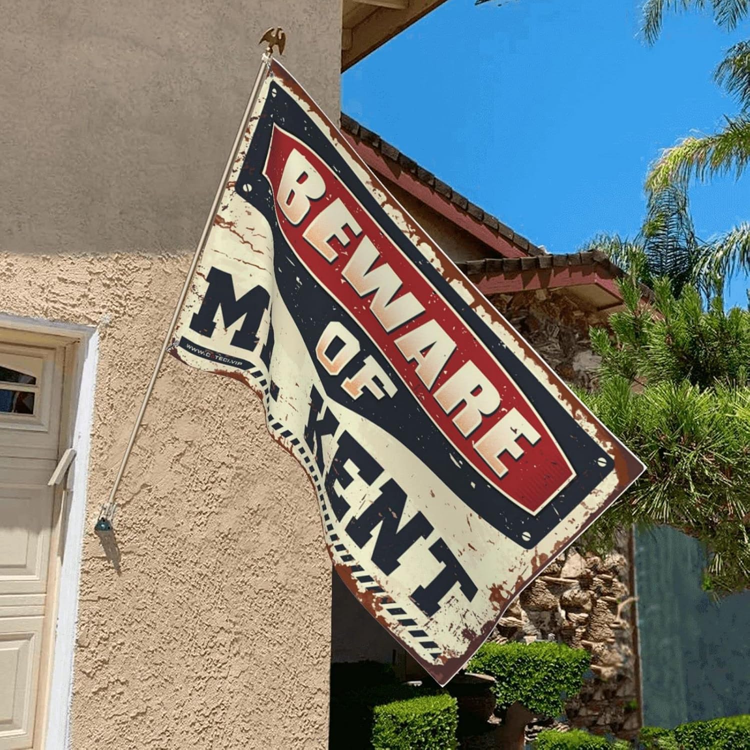 Funny Flags For Room Guys Beware Of Mr. Kent Flag Lake House Decor Door Decorations For Bedroom image 4