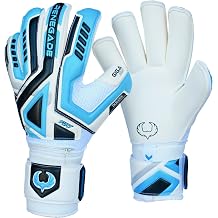Renegade GK Fury Goalie Gloves with Microbe-Guard - Adult, Youth, Kids Sizes 6-11 Pro-Tek Fingersaves & 4+3MM Giga Grip | High Performance Pro-Level Goalkeeper Glove | Based in USA