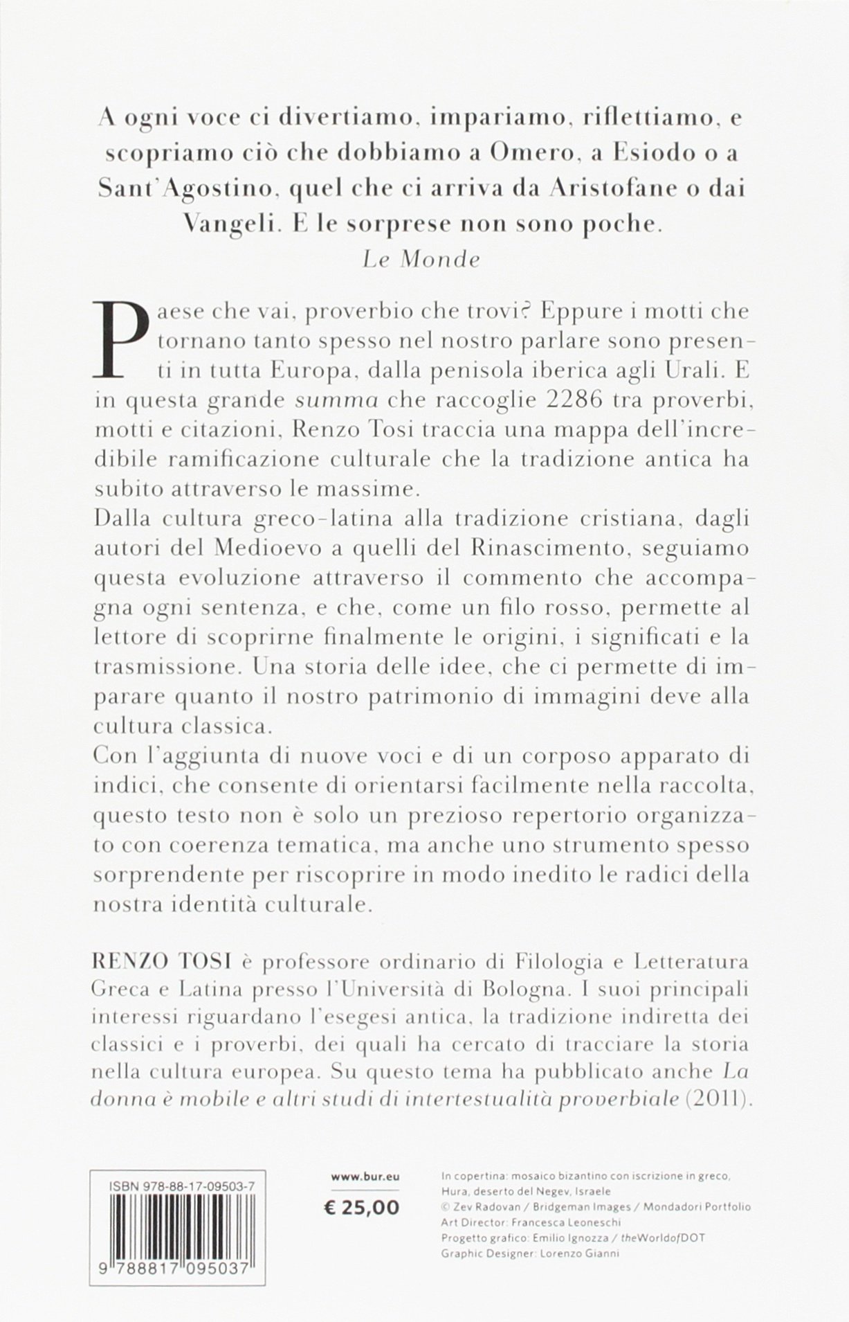 Dizionario delle sentenze latine e greche