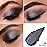 Oulac Grey Cream Eyeshadow, Waterproof Highly Pigmented Glitter Eye Shadow with Moisturizing Formula, Extremely Soft Creamy Texture, Easy to Blend, Large Capacity,.(06)