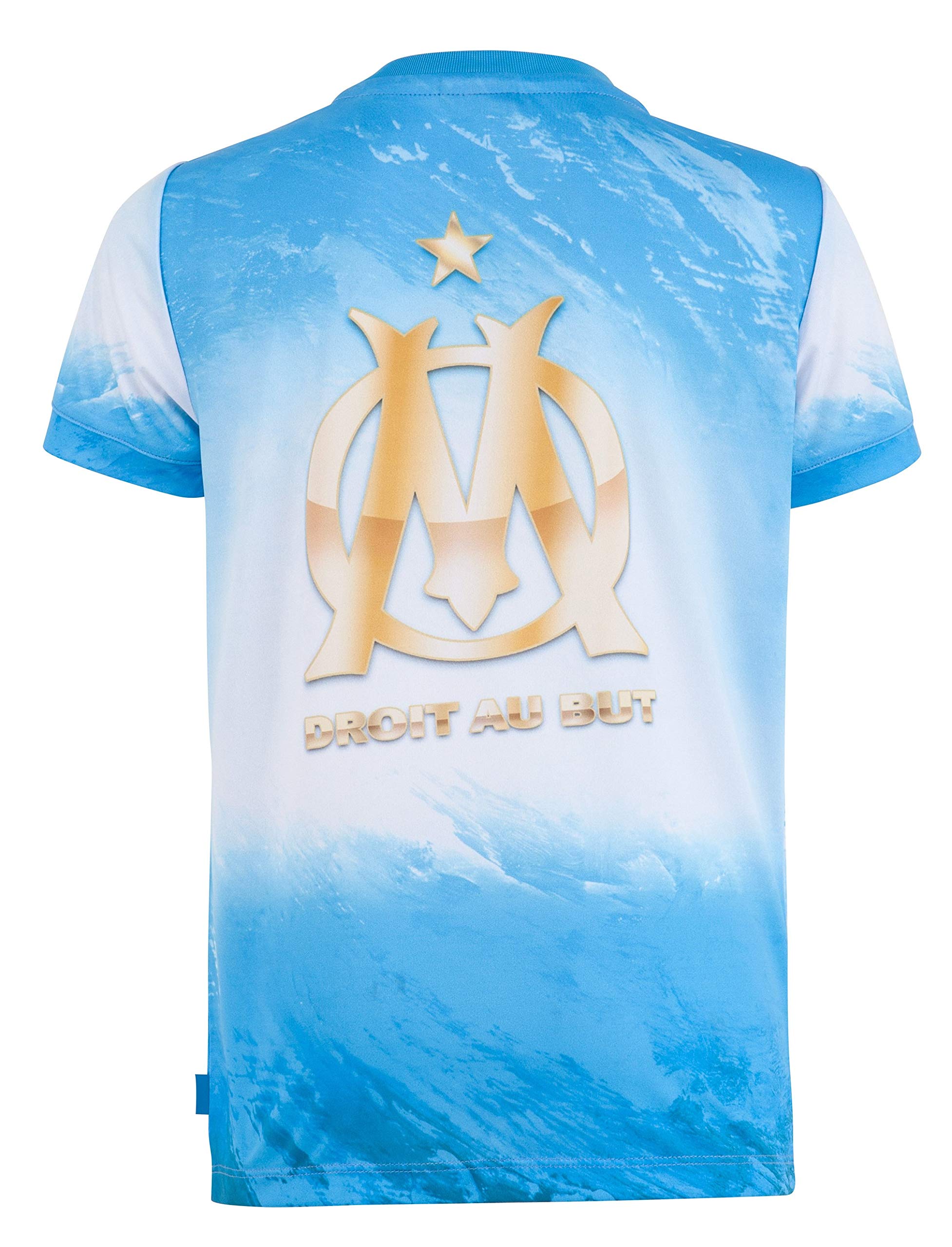 Olympique De Marseille Maglietta Ufficiale Bambino: OM Collezione, Cotone, Taglie Ragazzo - 4