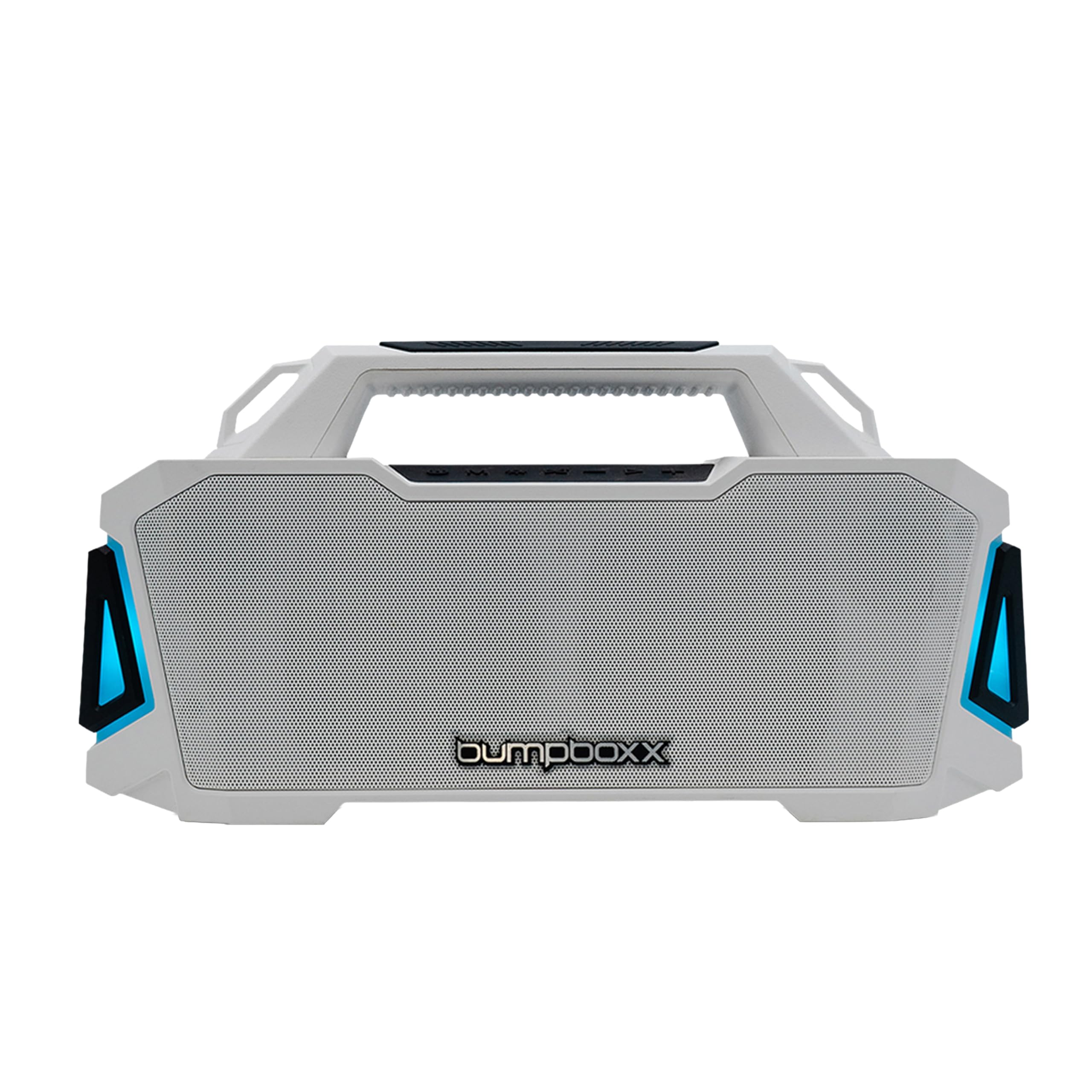 Bumpboxx Thump Retro Boombox, Cosmic White