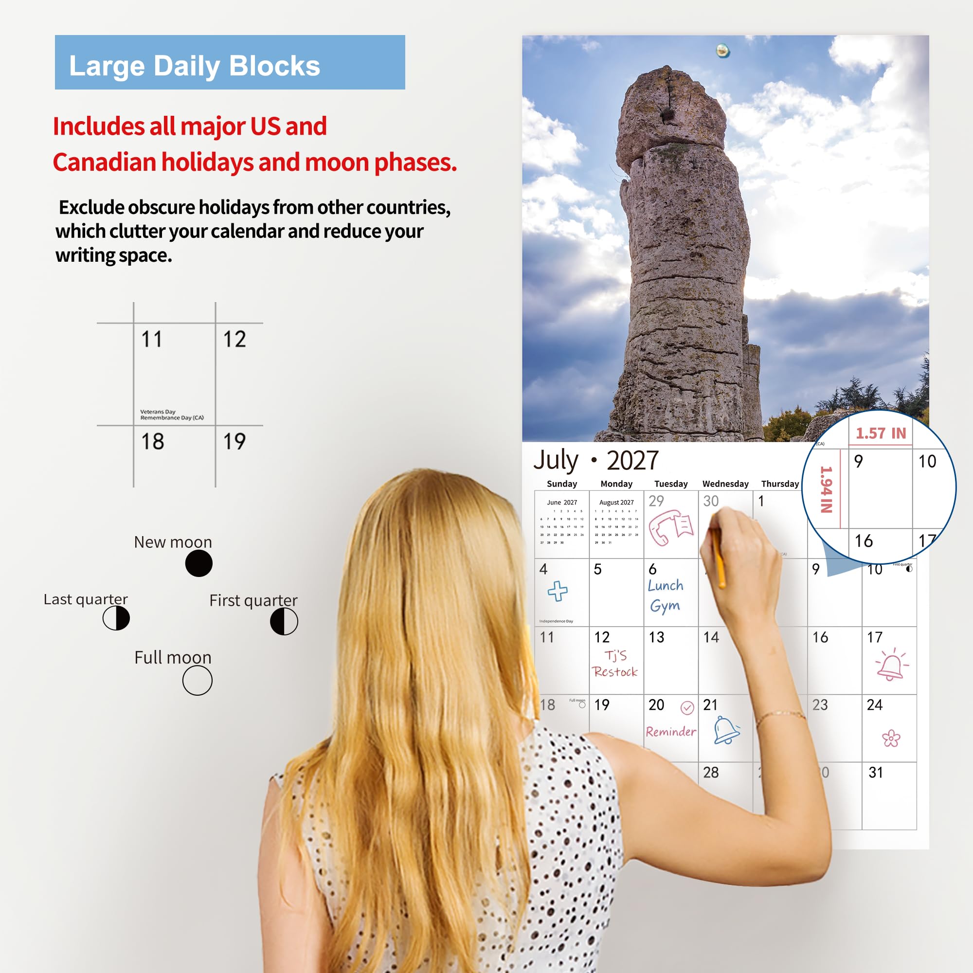 Amazon.com: Gag Gifts 2027 Funny Wall Calendar, Natures Calendar