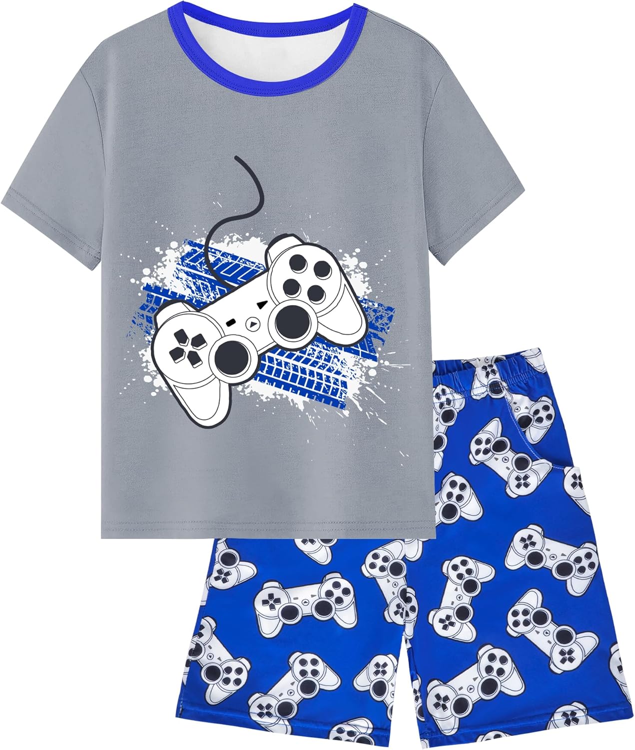 Fiodrimy Boys Pajamas Big Boys Summer Short Sleeve Chile Ubuy - Main Image