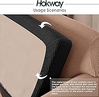 Vista 5 de Hokway Funda elástica protectora deslizante para cojines/sofá