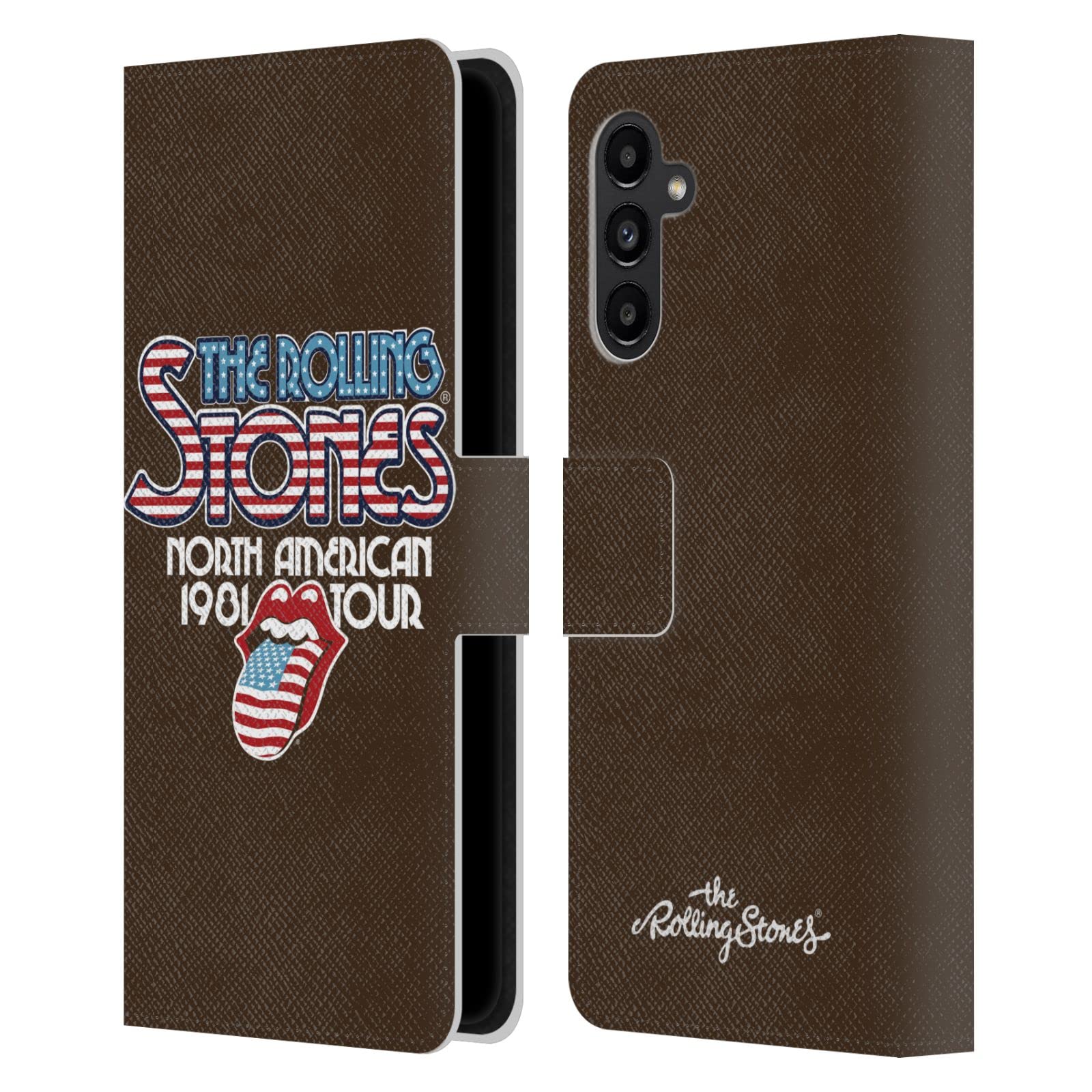 Carcasa Samsung Galaxy A13 5G tipo libro compatible con funda de cuero The Rolling Stones 1981 7