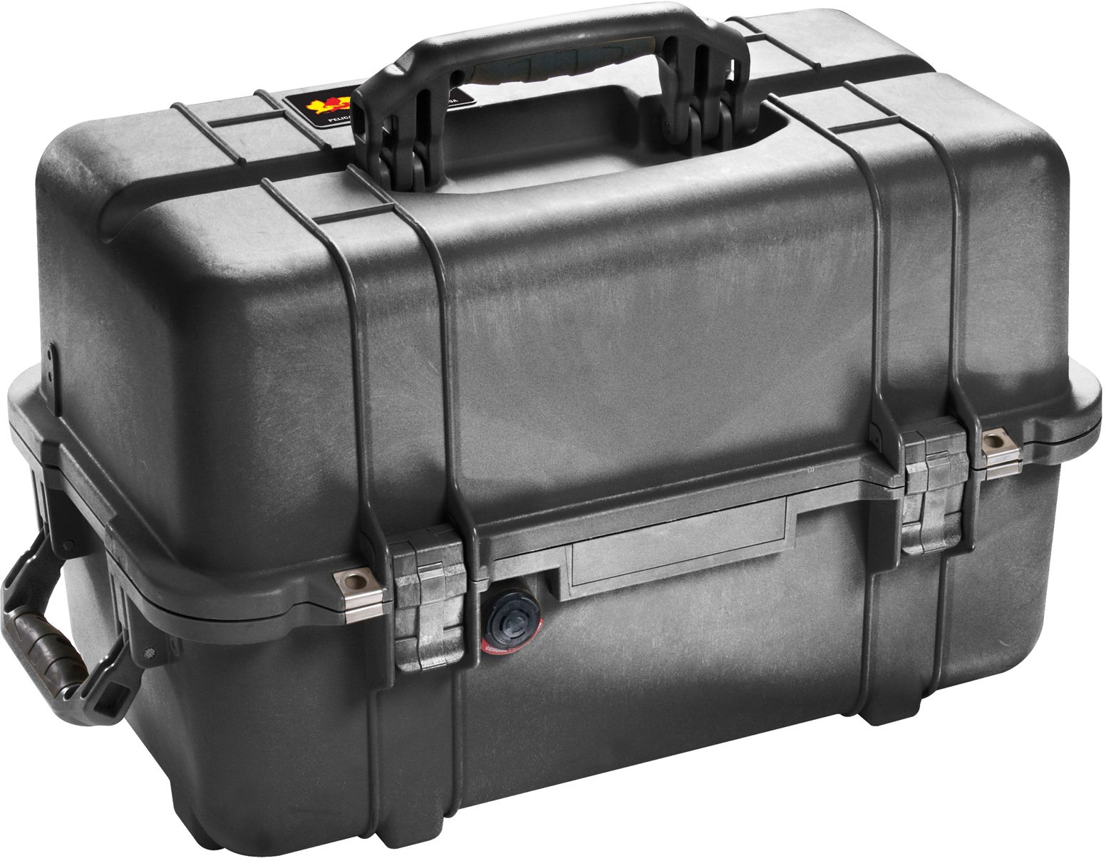 PELI 1460TOOL Caja de Herramientas Profesional Resistente a los Golpes y estanca, IP66 Resistente al Agua y al Polvo, Fabricada en EE.UU, with Adjustable and Removable Tray Dividers, Color Negro, 33L