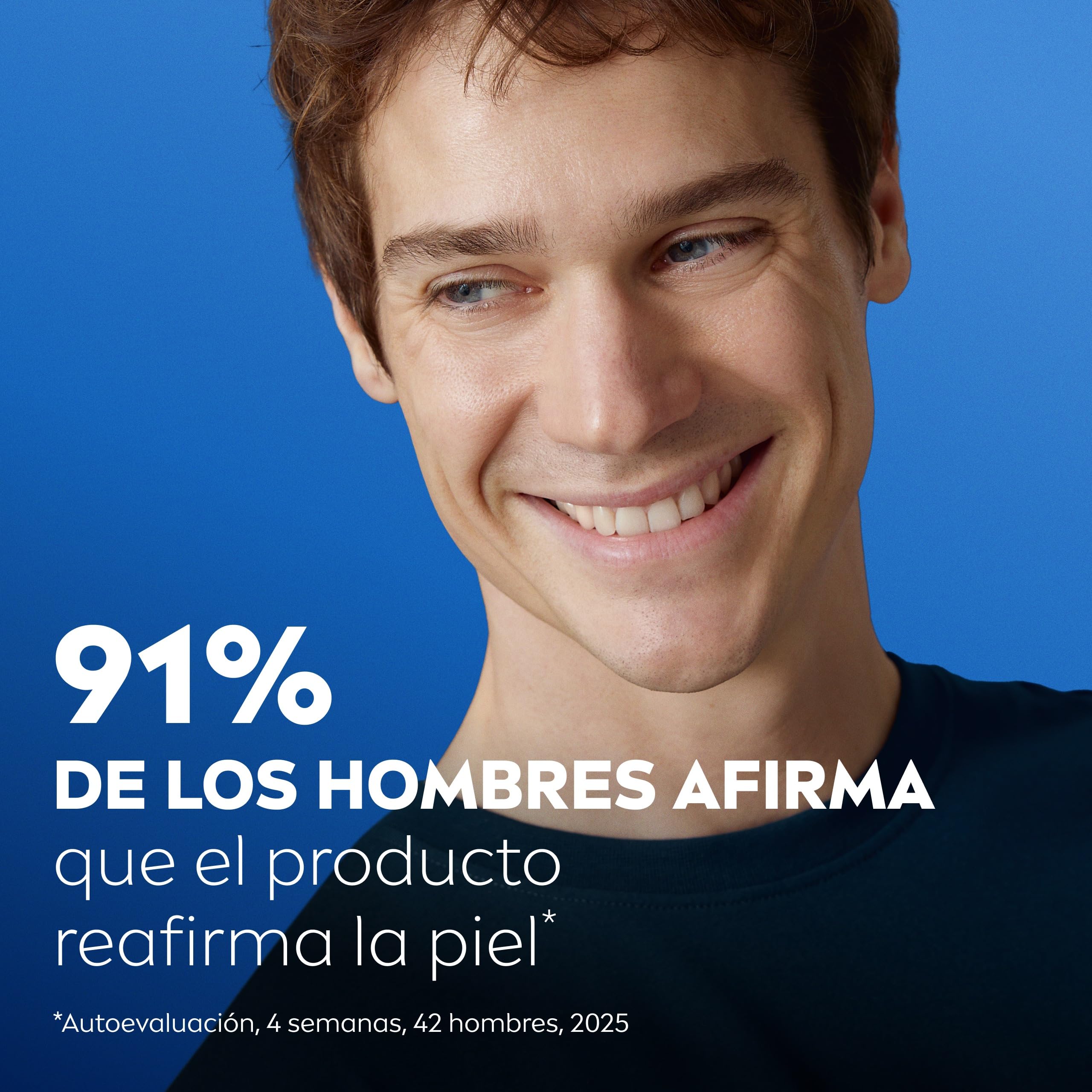NIVEA MEN Hyaluron Crema Hidratante Antiedad FP30 50 ml - Cuidado Facial para Hombre - Ácido Hialurónico y Coenzima Q10 - Estimula la Producción de Colágeno - 48 h Hidratación - Todo Tipo de Piel
