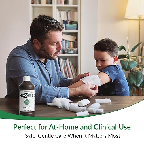 Miniatura 4 de Dakin's Solution-Quarter Strength 304360672168, hipoclorito de sodio al 0.125 %, terapia para heridas agudas y crónicas de Century Pharmaceuticals