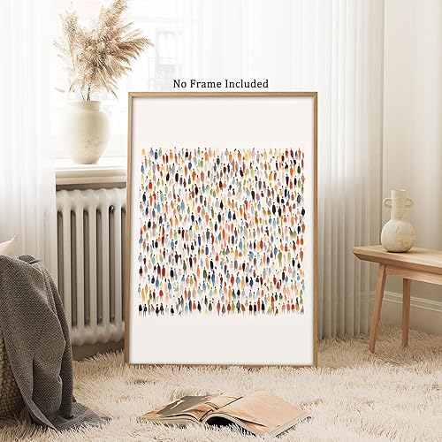 Vista 73 de Arte de pared de acuarela de Jesús, pintura en lienzo cristiano, imágenes de las Escrituras, decoración de pared, póster con versículos bíblicos